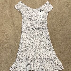 Floral Off-Shoulder Dress